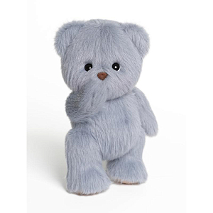 Медведь Lina TeddyTales, голубой, длинная шерсть, S, 20 см
